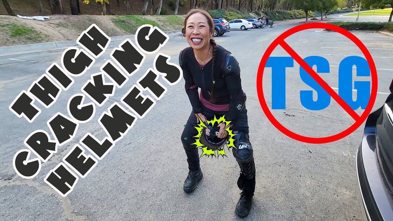Thigh Cracking The TSG Helmet