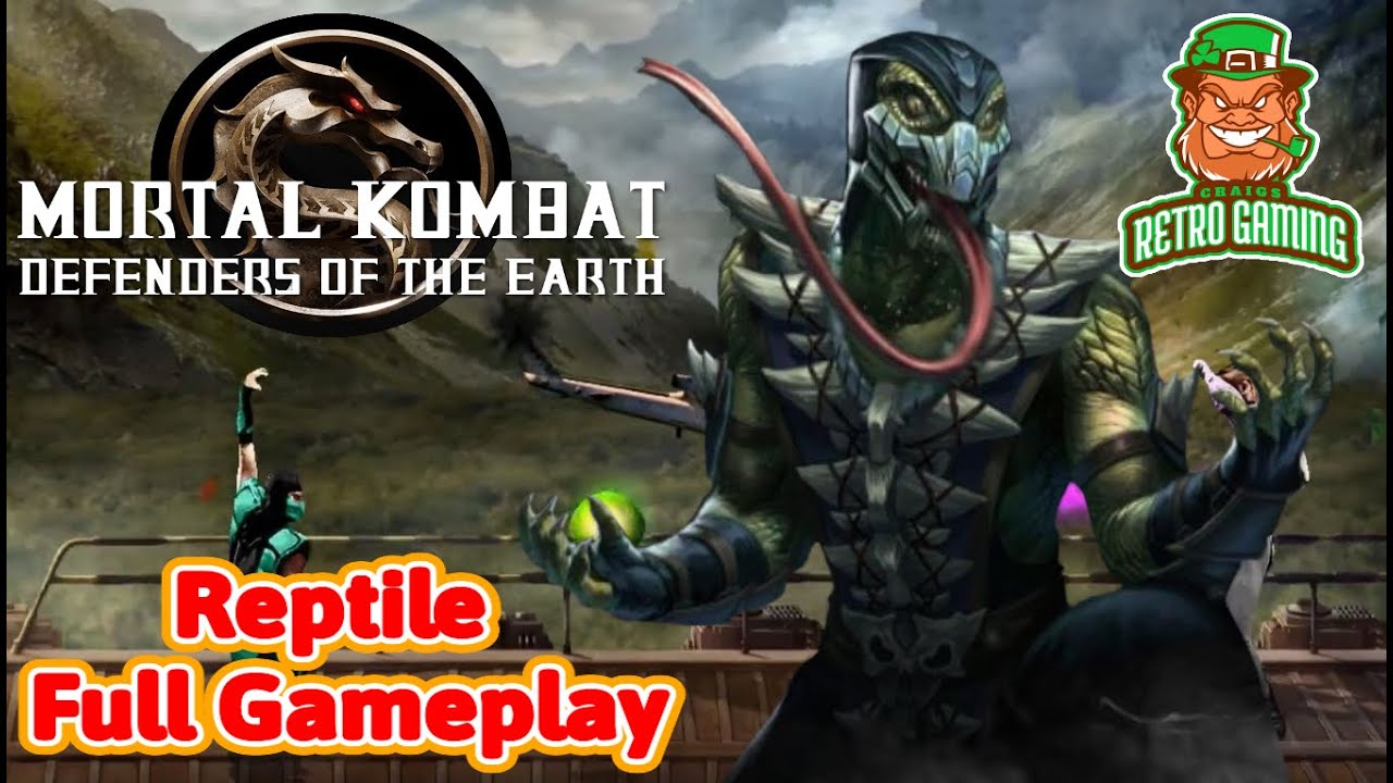 Mortal Kombat - Reptile (MK Defenders of the Earth)[60fps]