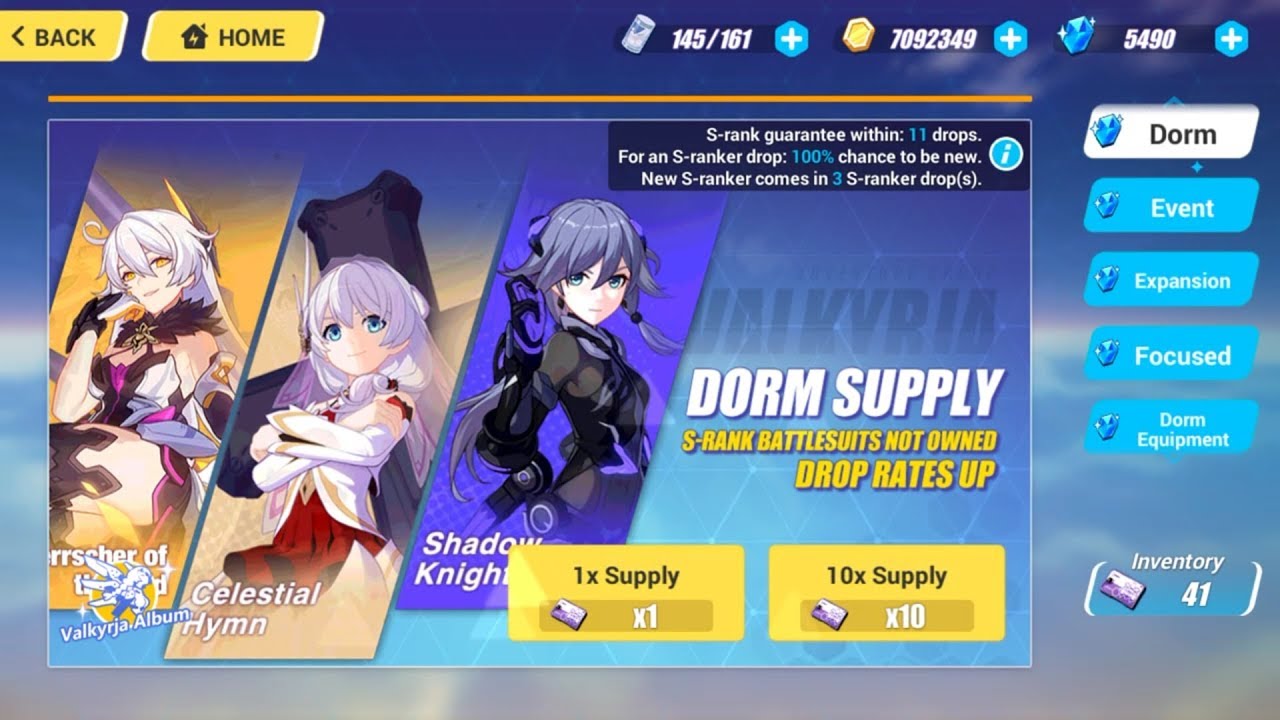 40 Dorm Supplies (Honkai Impact 3 SEA)