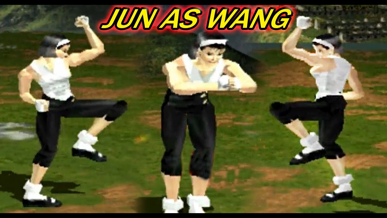 [TAS] Jun With Wang's Moves Gameplay - Tekken 2 | #jinkazama #tekken2