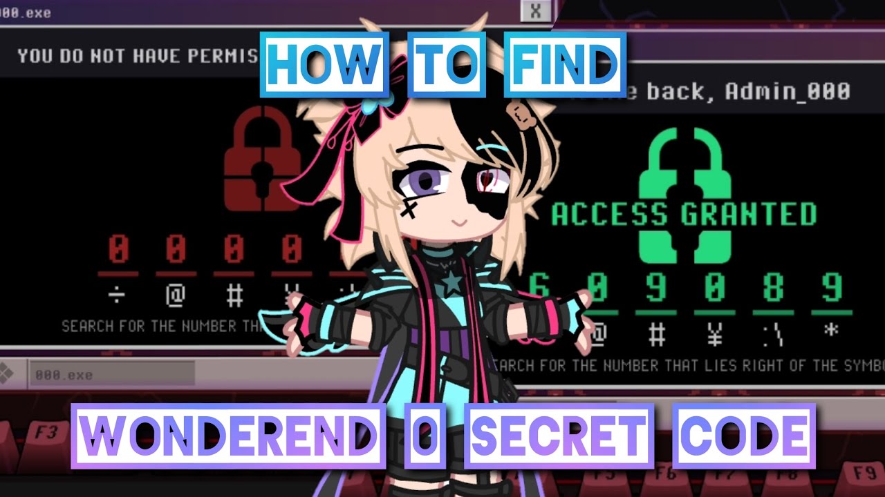 HOW TO FIND WONDEREND 0 SECRET CODE // GACHA