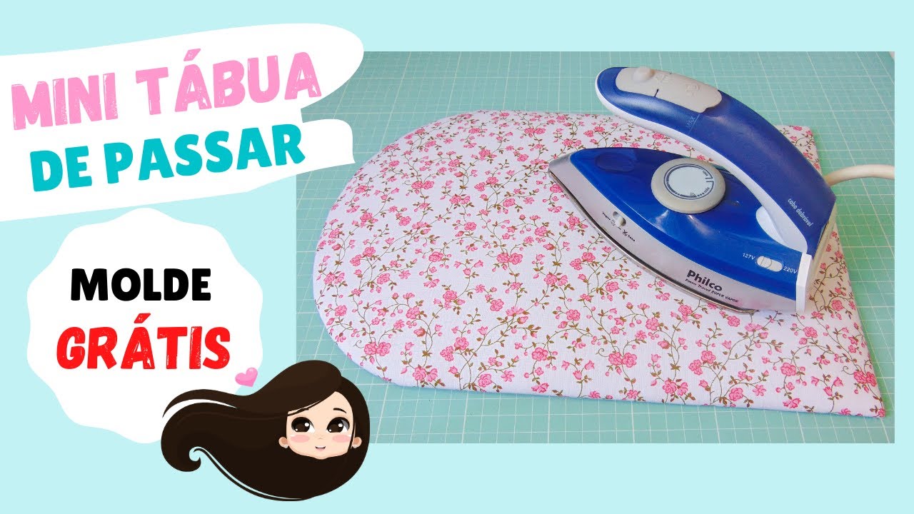 DIY MINI TÁBUA DE PASSAR para PATCHWORK - Faça você mesmo!
