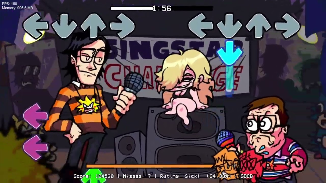 fnf singstar challenge - virgin rage (liquid mix)