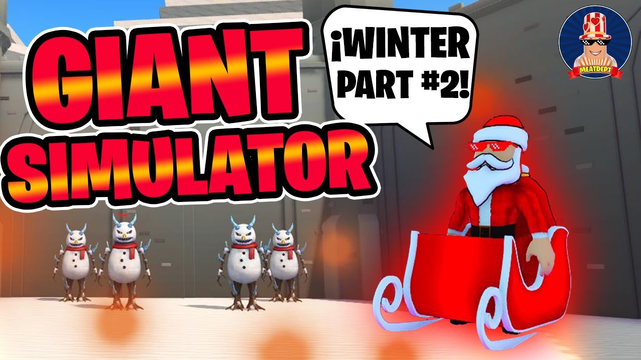 🔴 LIVE! WINTER UPDATE PART #2! | Giant Simulator Roblox