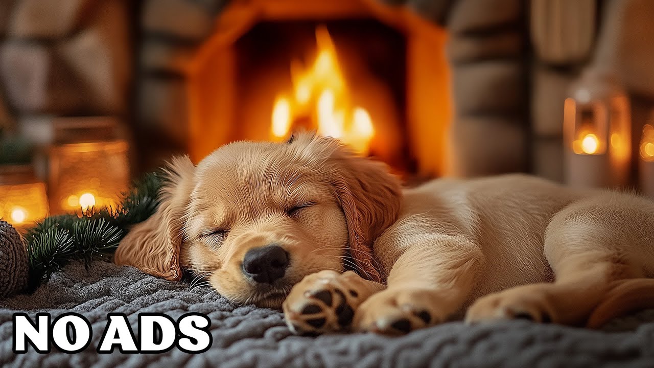 🐶12 Hours Of Dog Calming Music ❄️Winter Sleep Ambience 🎵Anxiety Relief & Comfort No Ads
