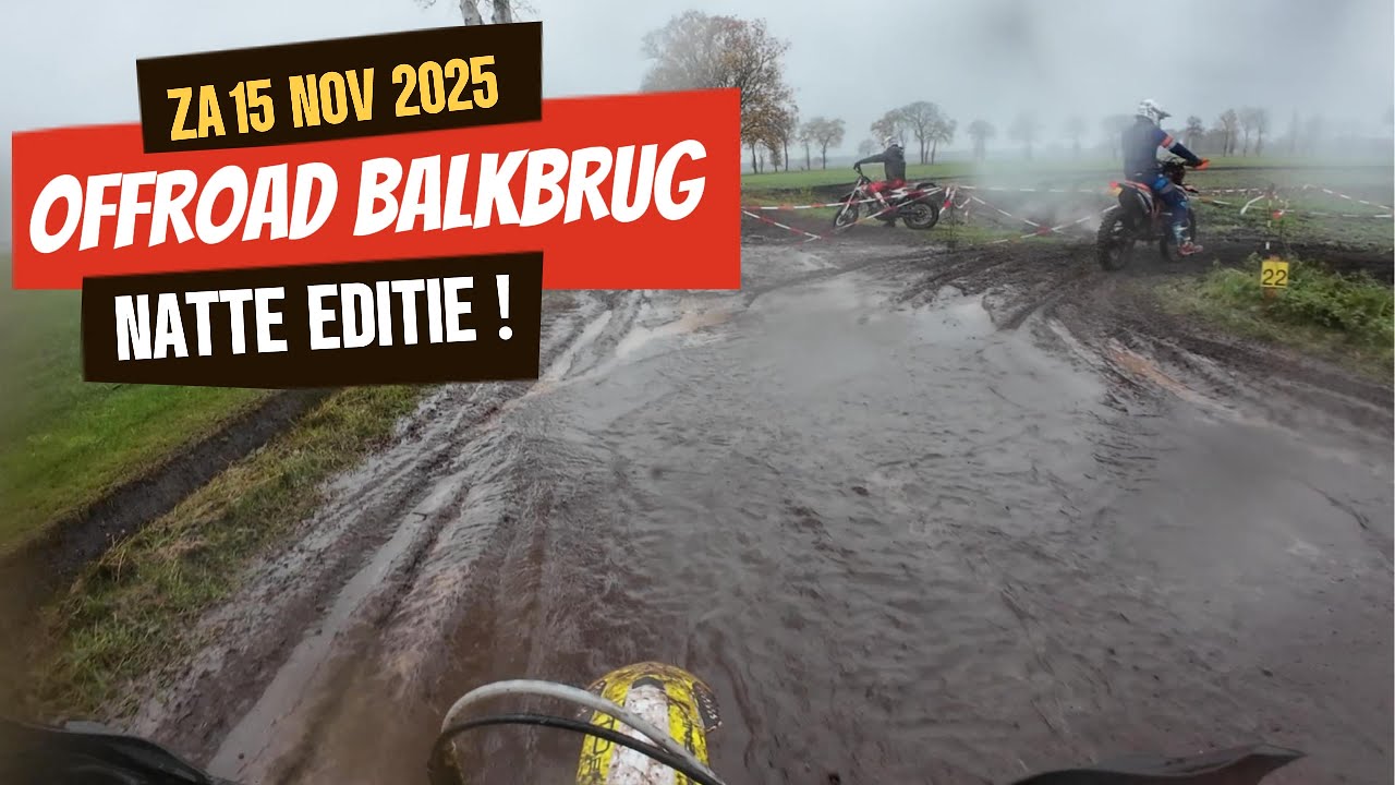 Offroad Balkbrug 2025 zonder straat, Natte editie