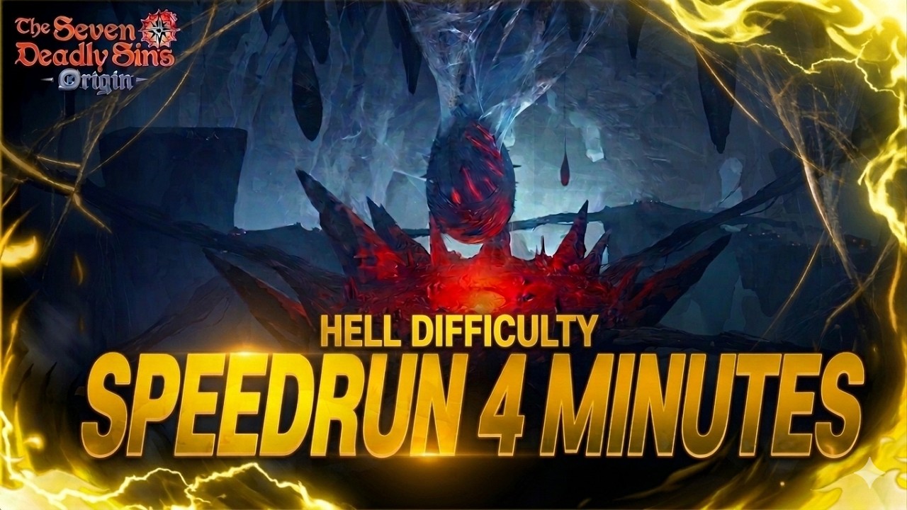 WORLD RECORD?! 4 MINUTES SPEEDRUN SPIDER HELL!! [7DS: ORIGIN]
