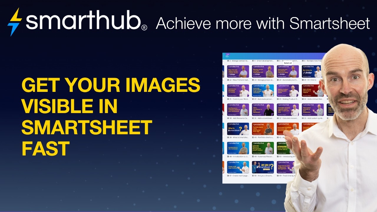 Как быстро добавить изображения в Smartsheet
