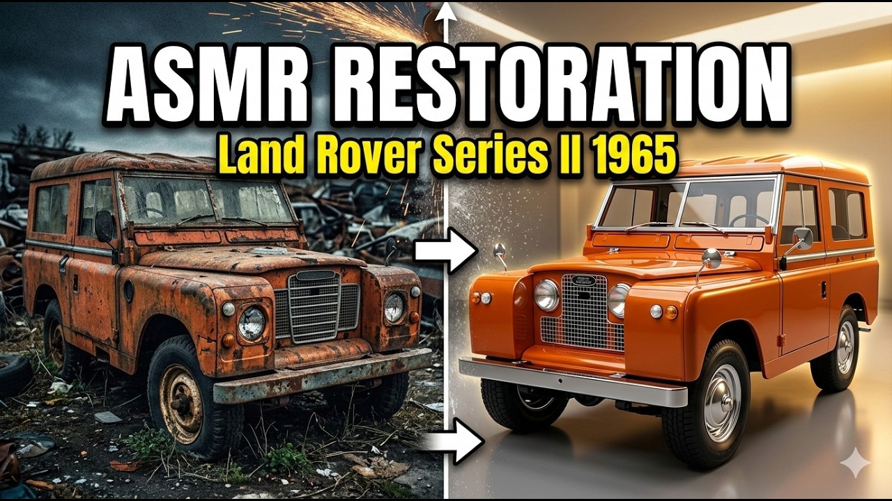 ASMR RESTORATION – Abandoned 1965 Land Rover Series II Full Truck Rebuild