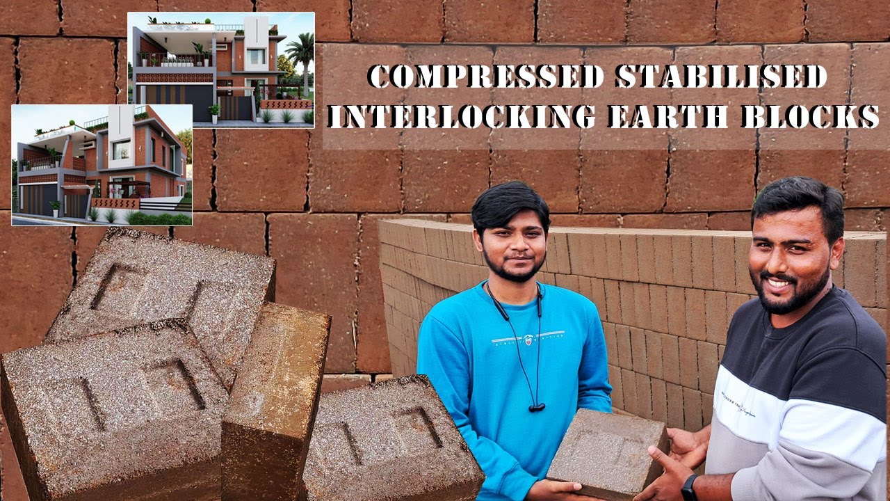Compressed stabilised interlocking earth blocks/Interlock mud blocks/ಮಡ್ ಬ್ರಿಕ್/stabilisedearthblock