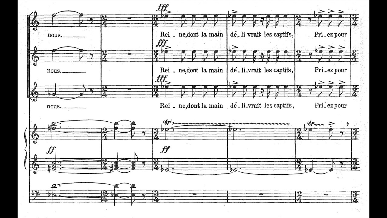 Francis Poulenc - Litanies &agrave; la Vierge Noire (1936)