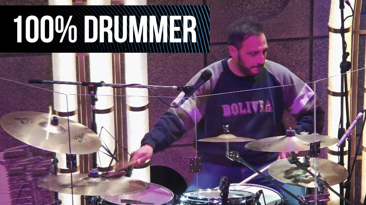 ARIEL STALTARI SORPRENDI&Oacute; A MARIO PERGOLINI CON SU TREMENDA HABILIDAD PARA LA BATER&Iacute;A