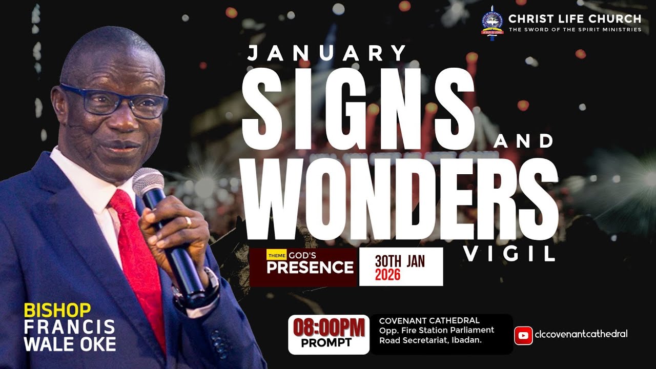 JANUARY 2026 || SIGNS AND WONDERS VIGIL