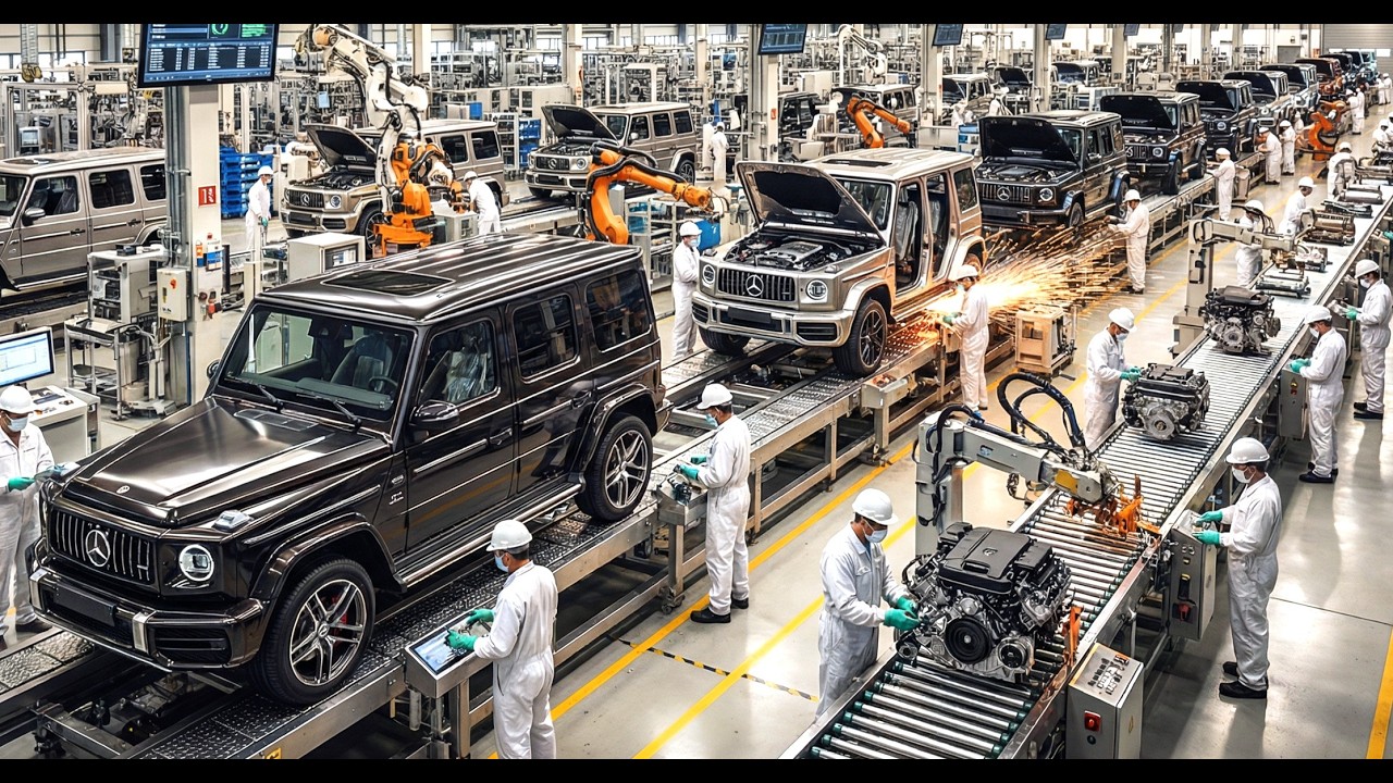 Inside the Mercedes-AMG G63 Factory | From Hand-Built V8 to Legendary Off-Road Icon