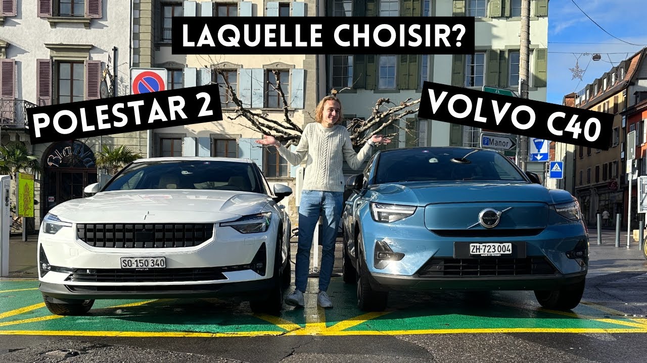 Volvo C40 vs. Polestar 2: comparaison complète entre les deux cousines !