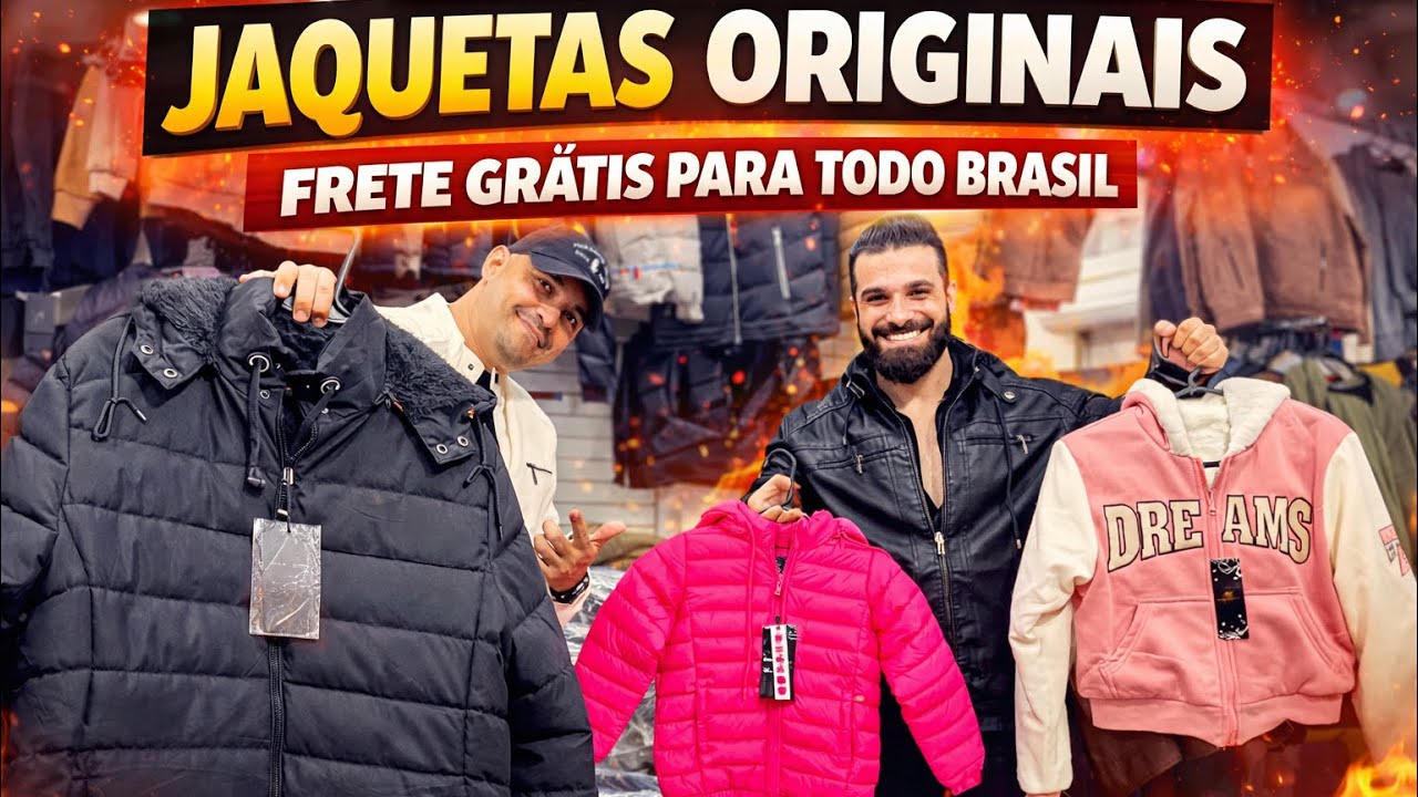 🔥O MELHOR FORNECEDOR DE JAQUETAS IMPORTADAS ORIGINAIS PREÇOS BAIXOS E FRETE GRÁTIS🤩 #brás #jaquetas