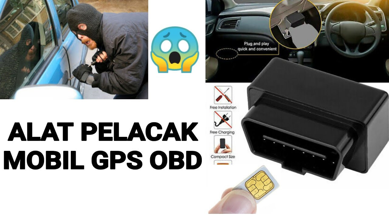 GPS TRACKER OBD MOBIL / Tanpa Ribet Tinggal Colok !! / Alat Pelacak / SECUMORE Car OBD II 2