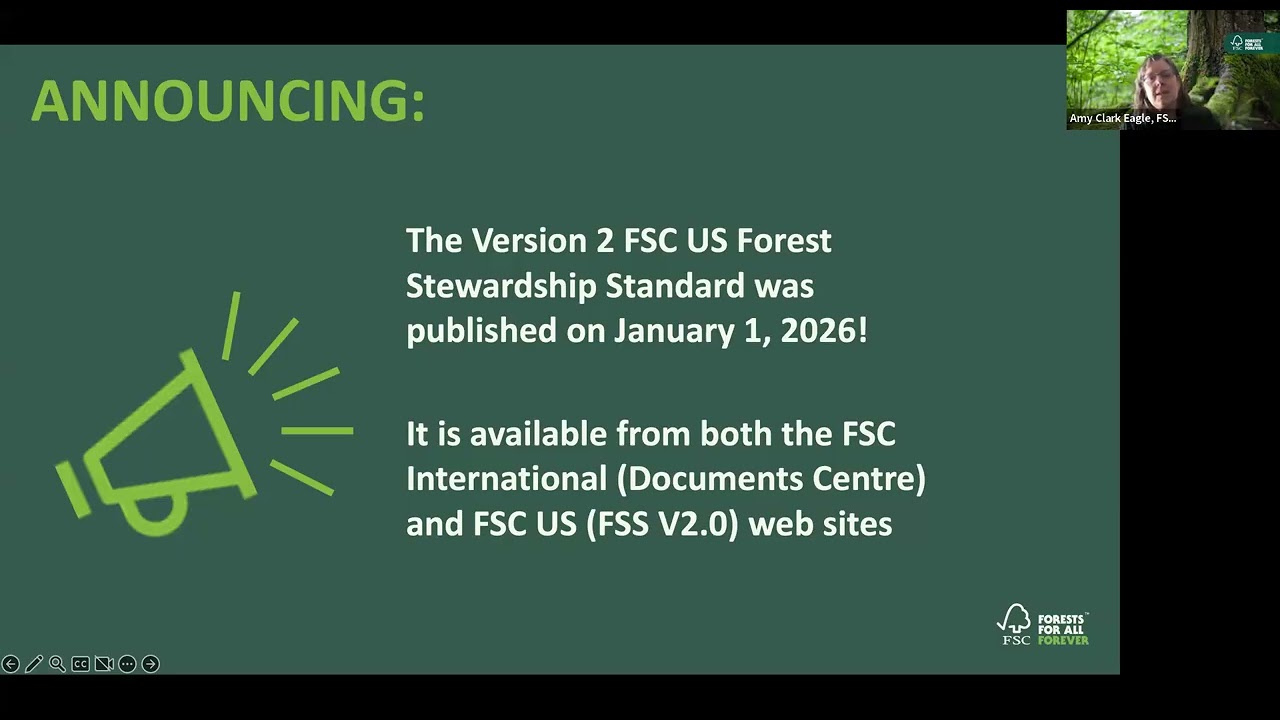 FSC US FSS V2.0 Webinar 2 of 3: High Conservation Values (HCV) and Climate Change
