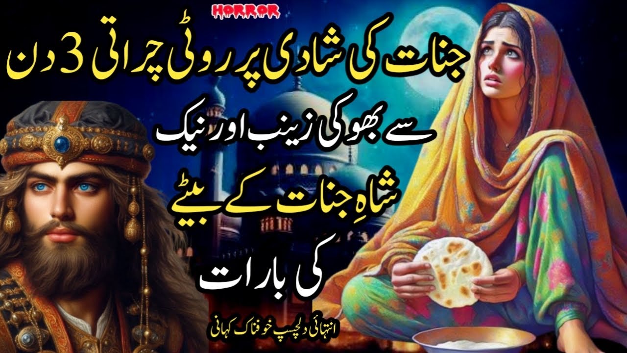 JINNAT KI SHADI PER ROTI CHURATI 3 DIN SAY BHOKI ZAINAB AUR NAIK SHA E JINNAT KAY BAITY KI BARAT