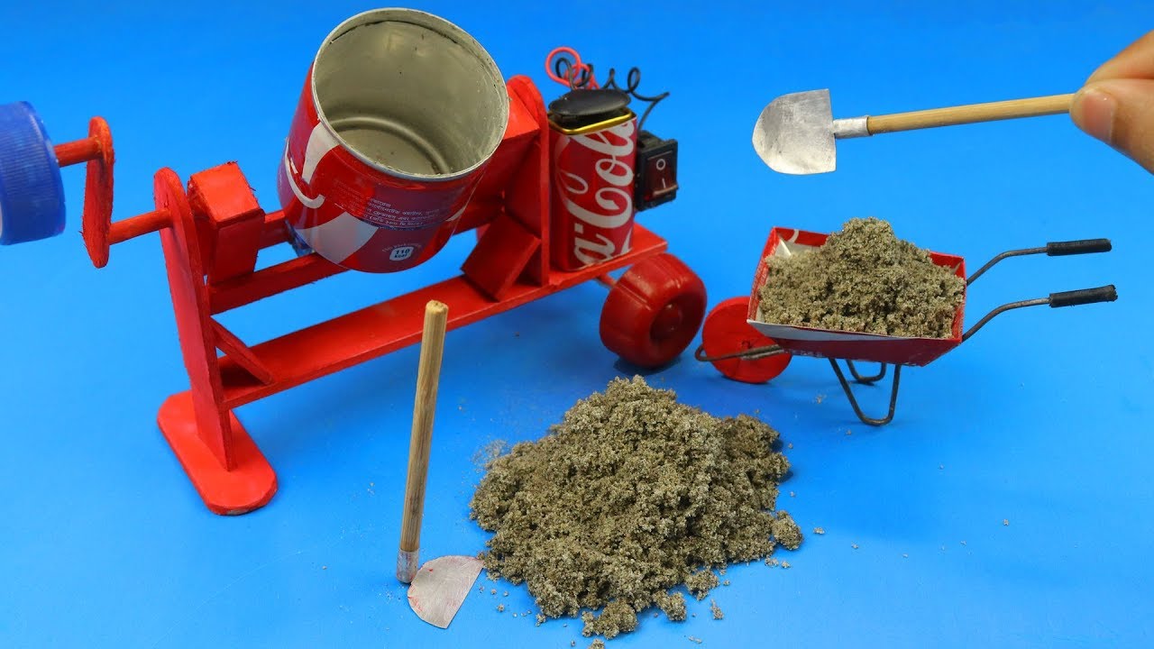 How to Make Mini Construction Tools Made with Soda Cans - Diy Realistic Miniature