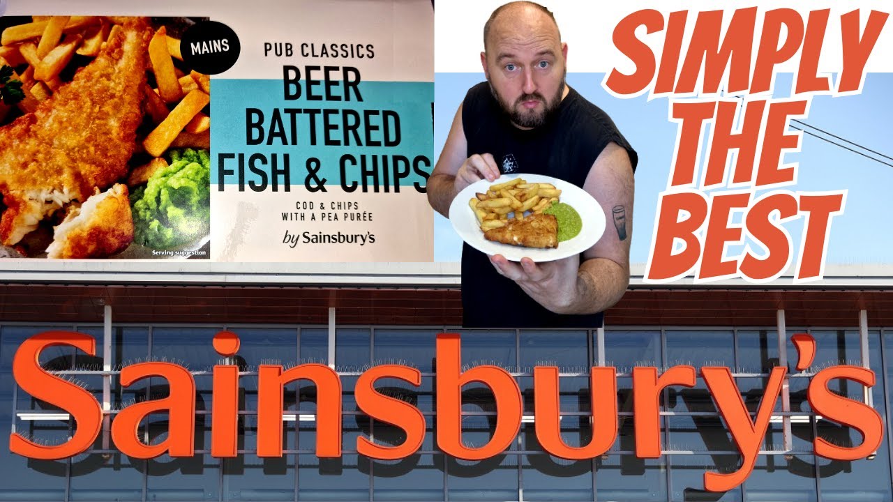 This Beer Battered FISH AND CHIPS from SAINSBURY'S might just be SIMPLY THE BEST & It's actually COD