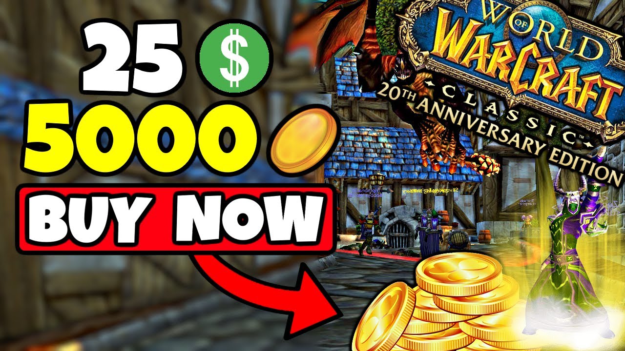 Buying Gold is OUT OF CONTROL in Classic WoW...