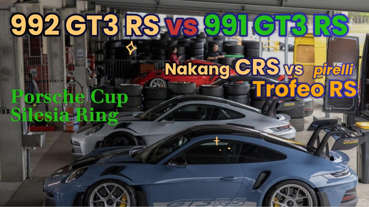 Porsche 992 GT3 RS vs 991 GT3 RS, pirelli trofeo RS vs nakang CRS, Silesia RIng Puchar Porsche 2025r