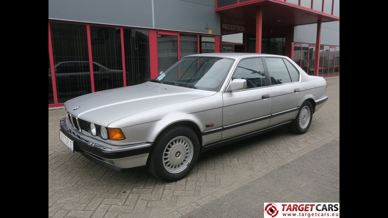 750189 BMW 735I E32 LIMOUSINE 3.5L 211HP 09-90 SILVER 37487KM LHD