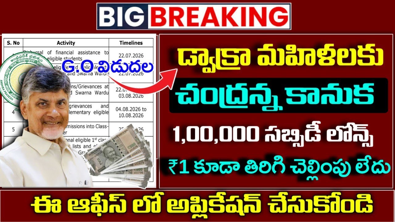 ఏపీ డ్వాక్రా మహిళలకు భారీ శుభవార్త|AP EV Subsidy scheme 2026|ap dwakra loans 2026|Ap schemes 2026|