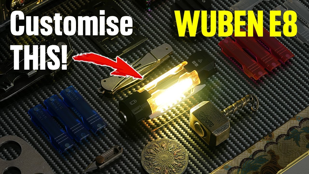 NEW Wuben E8 Review: Most Customisable EDC?