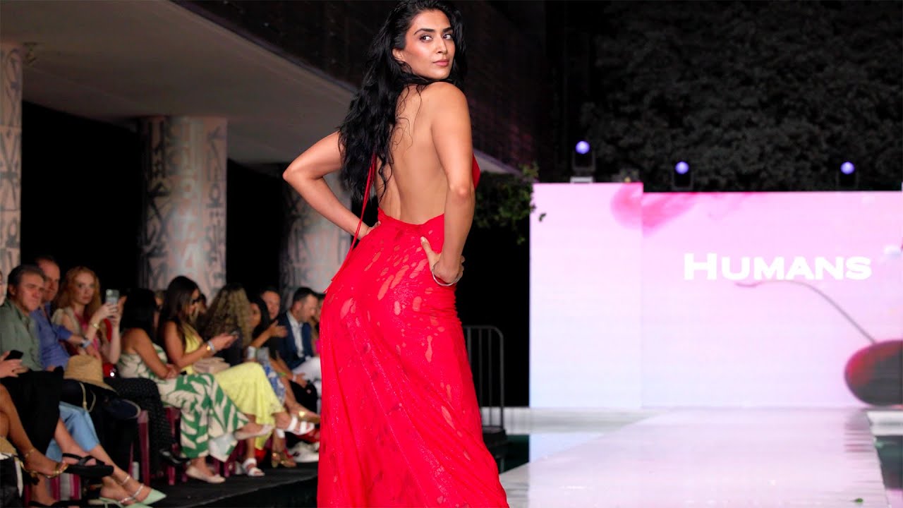 [4K60] Jaskiran Kaur&rsquo;s Jaw-Dropping SLOW MOTION Walk | HUMANS Swimwear Miami Swim Week 2024