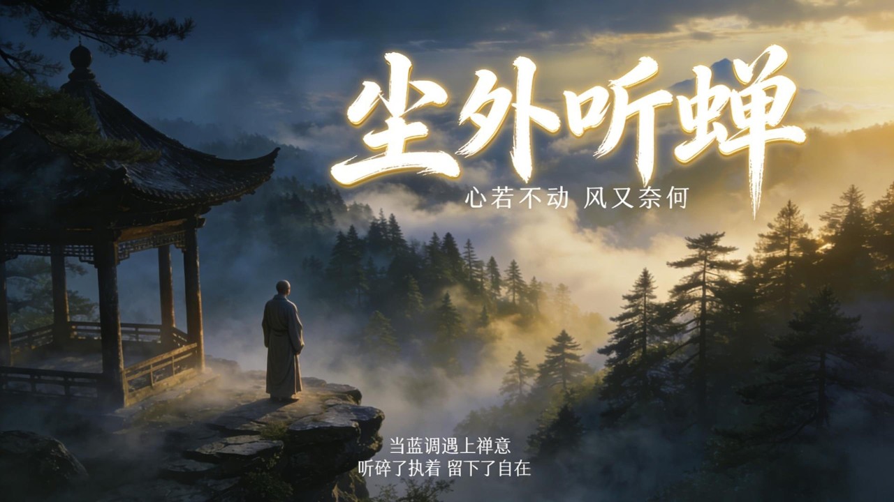 《塵外聽蟬》｜當藍調遇上禪意，聽碎了執著，留下了自在。 (Zen Blues)