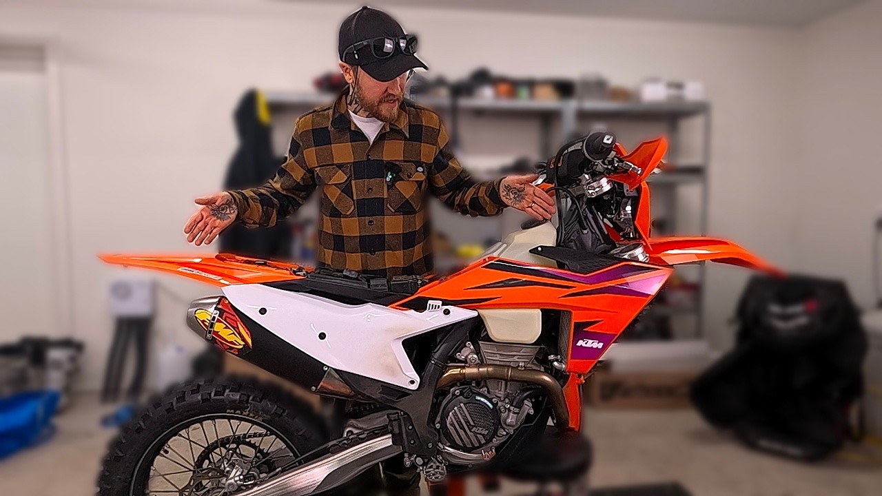 KTM 350 Dream Dirt Bike Build Ep. 2 - Plastics & Graphics!