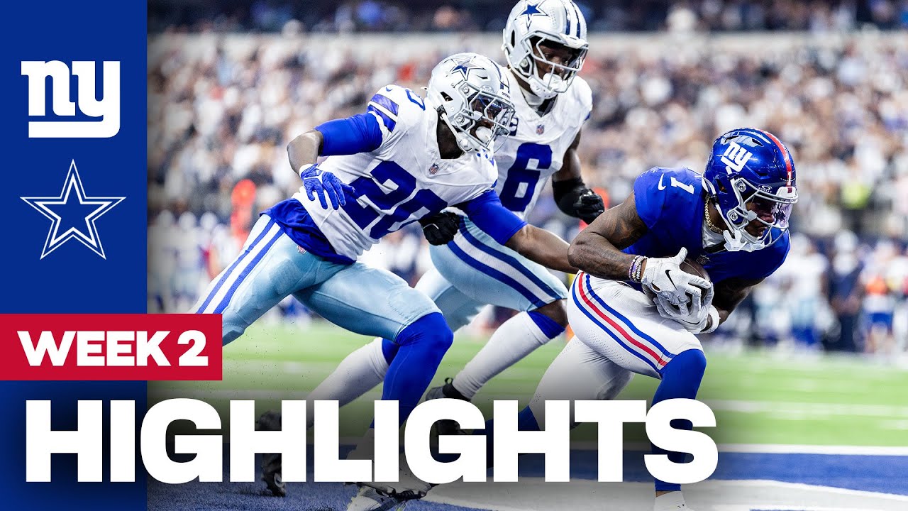 Highlights: Giants vs. Cowboys Week 2 | New York Giants