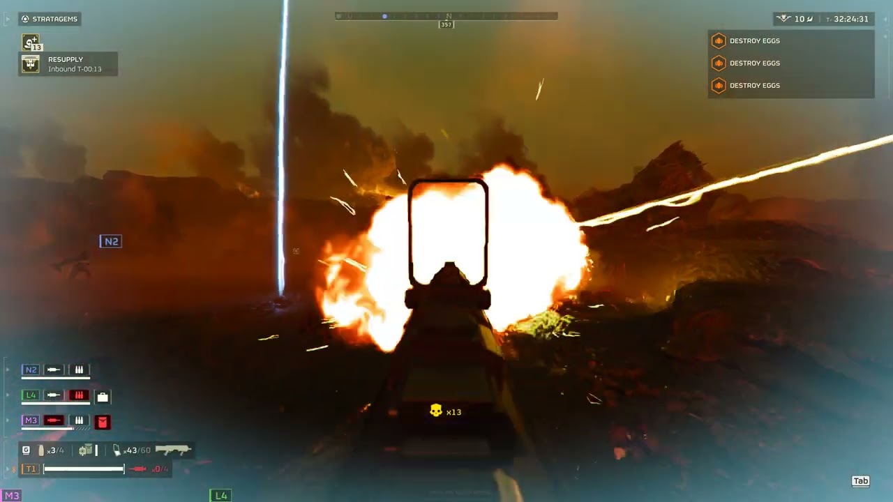P-72 Crisper | Level 10 Bugs | Helldivers 2: Freedom's Flame