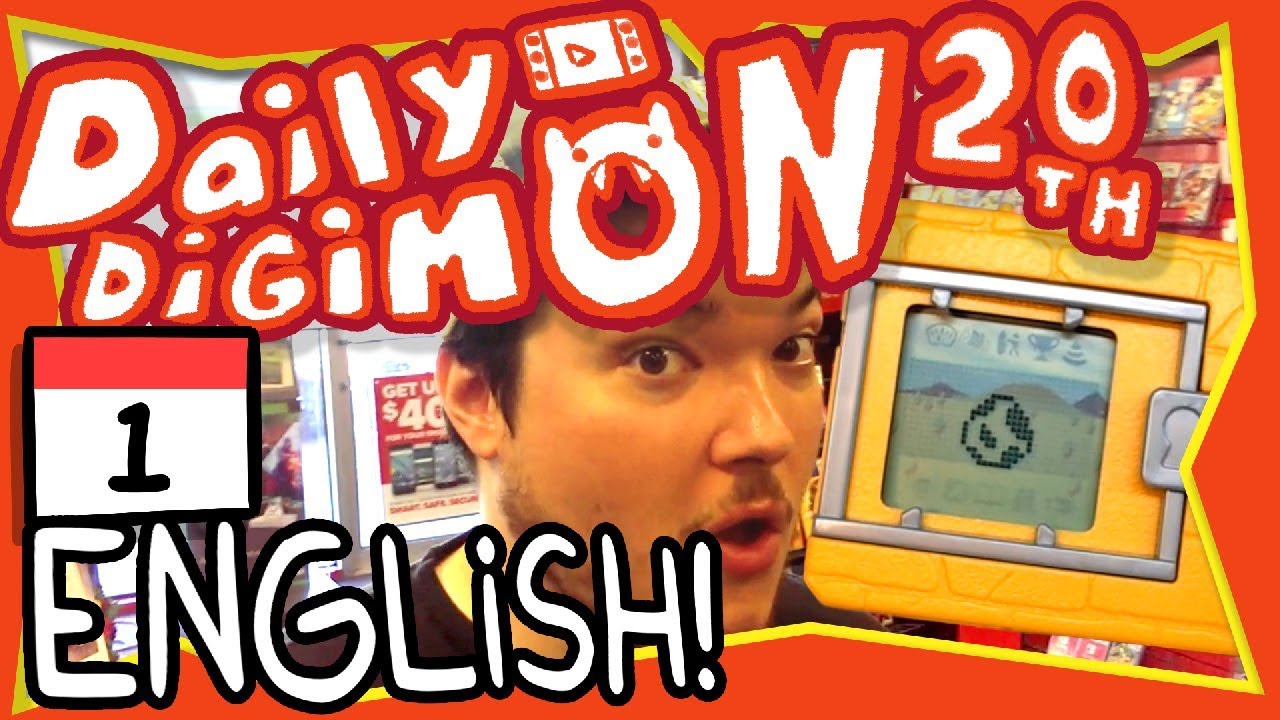 A New English Digimon Virtual Pet Has Released! (Digimon Ver.20th English, Day 1) - CWK