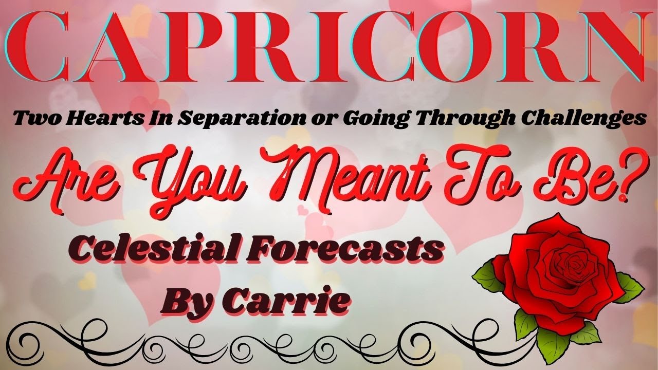 CAPRICORN♑ IS IT REALLY OVER, OVER? OR IS A SECOND CHANCE POSSIBLE?💕INTIMACY ISSUES👈TIME TO MOVE ON👉