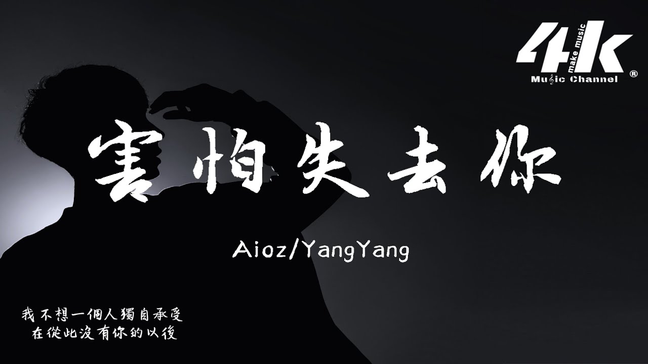 Aioz/YangYang - 害怕失去你『我害怕失去你在那個夜裡，讓我心碎的是你沒辦法忘記。』【高音質|動態歌詞Lyrics】♫
