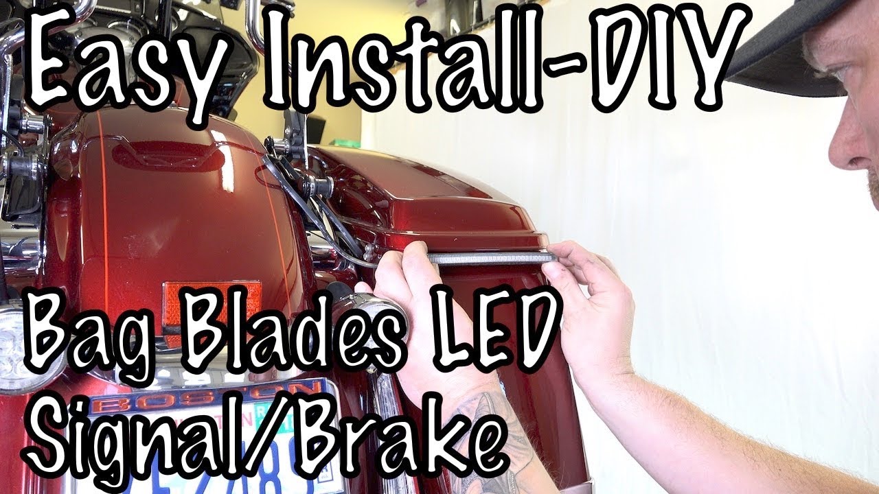 How to Install Ciro 3D Bag Blades LED Run/Brake/Signal Lights on Harley Touring