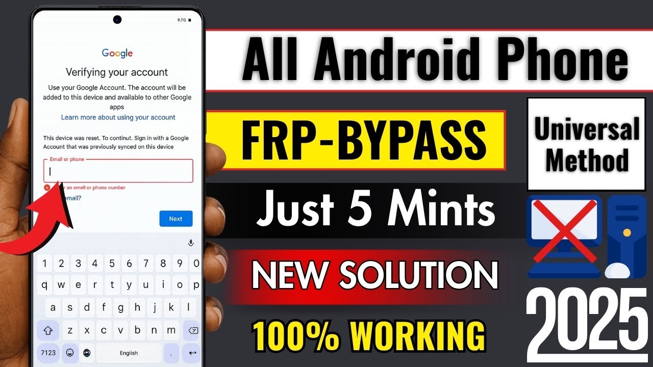 🔓 Bypass Google Account Factory Reset | 🔑 Remove Google Lock On Any Android Phone 2025 | 📱 No PC 🚀