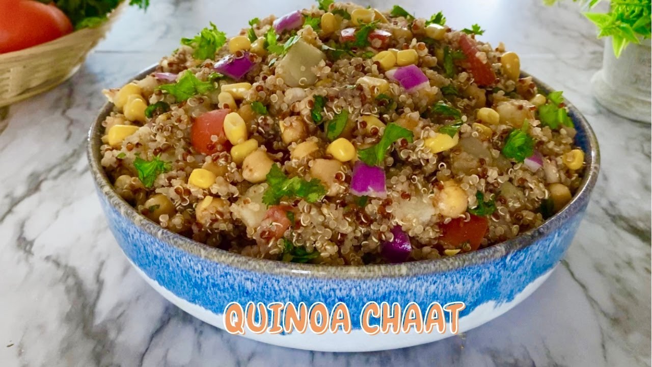 QUINOA CHAAT RECIPE | Healthy Quinoa Recipe | Easy and Quick Quinoa Recipe for weight loss