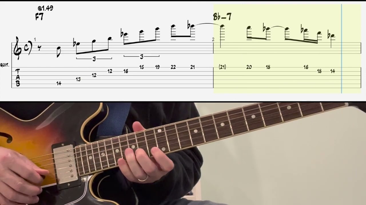 5 Oscar Peterson Autumn Leaves Licks for Guitar with TAB