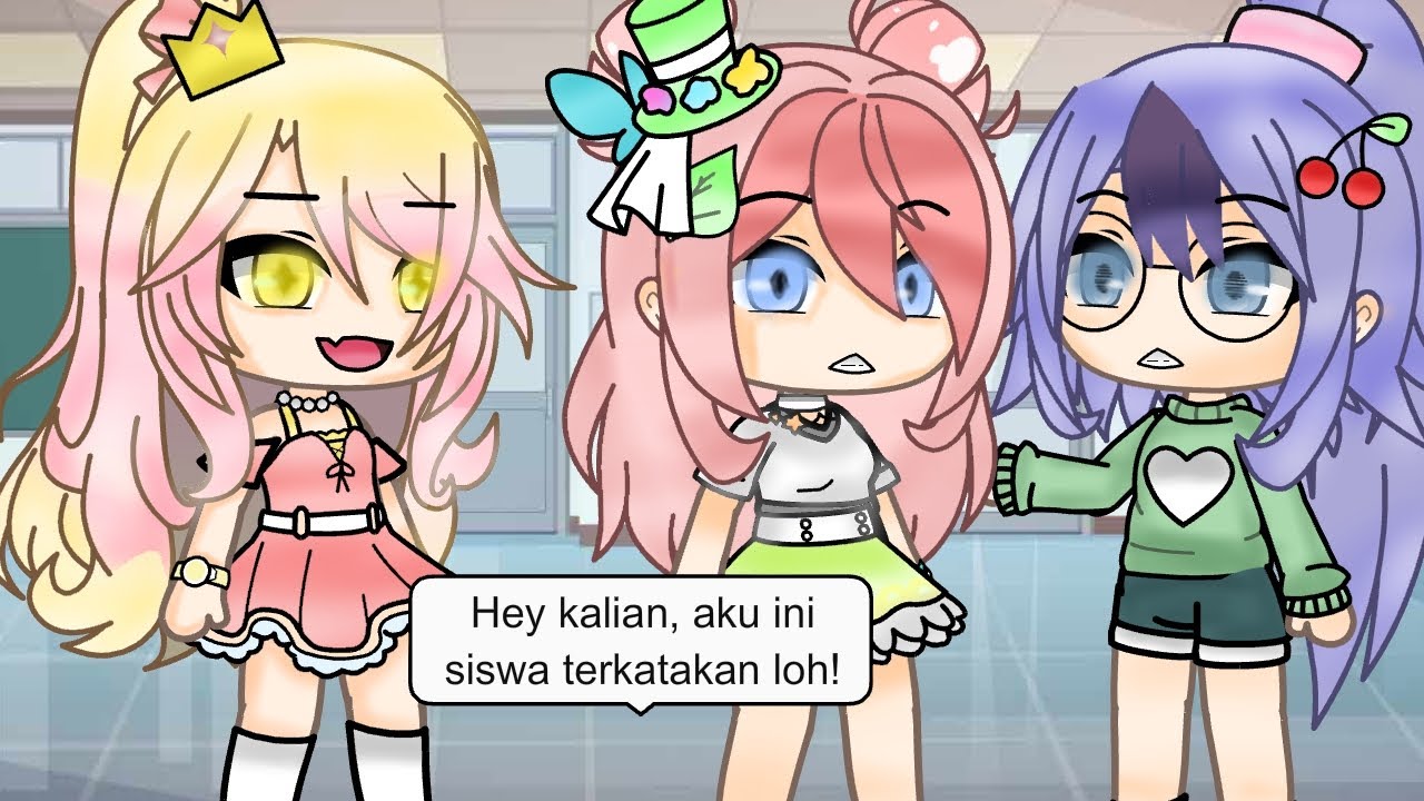 Ketika temanmu selalu pamer dan sok kaya||Gacha Life Indonesia||Ib:@ErichaChan