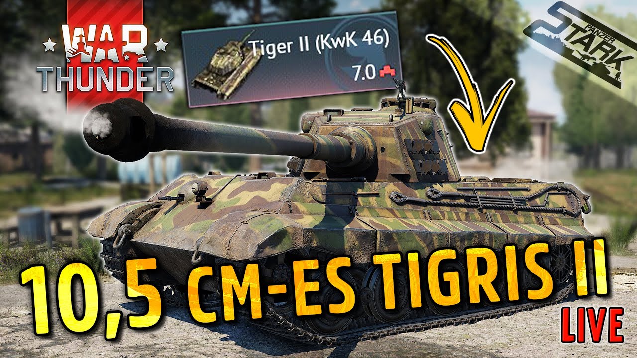 War Thunder - 91.Rész (10,5 cm-es Tigris II & Panther II 😲) - Stark LIVE