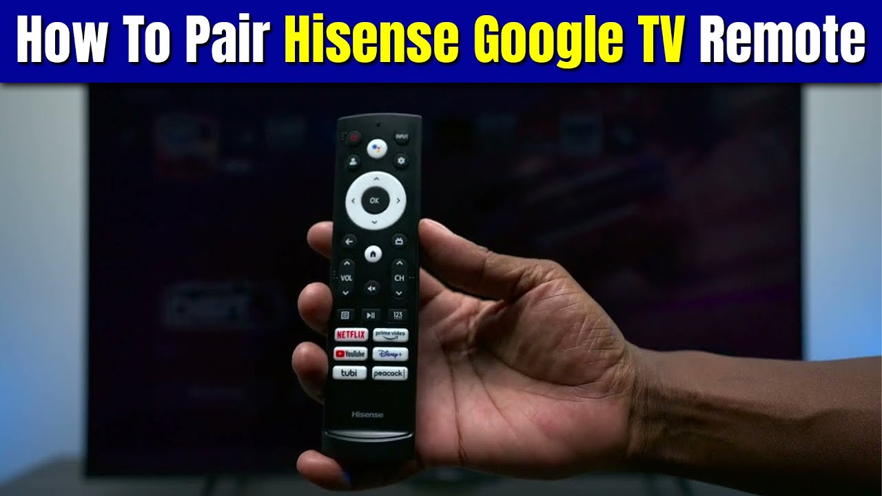 Как подключить пульт Hisense к Google TV | Как исправить проблему с несопряжением, сброс настроек...