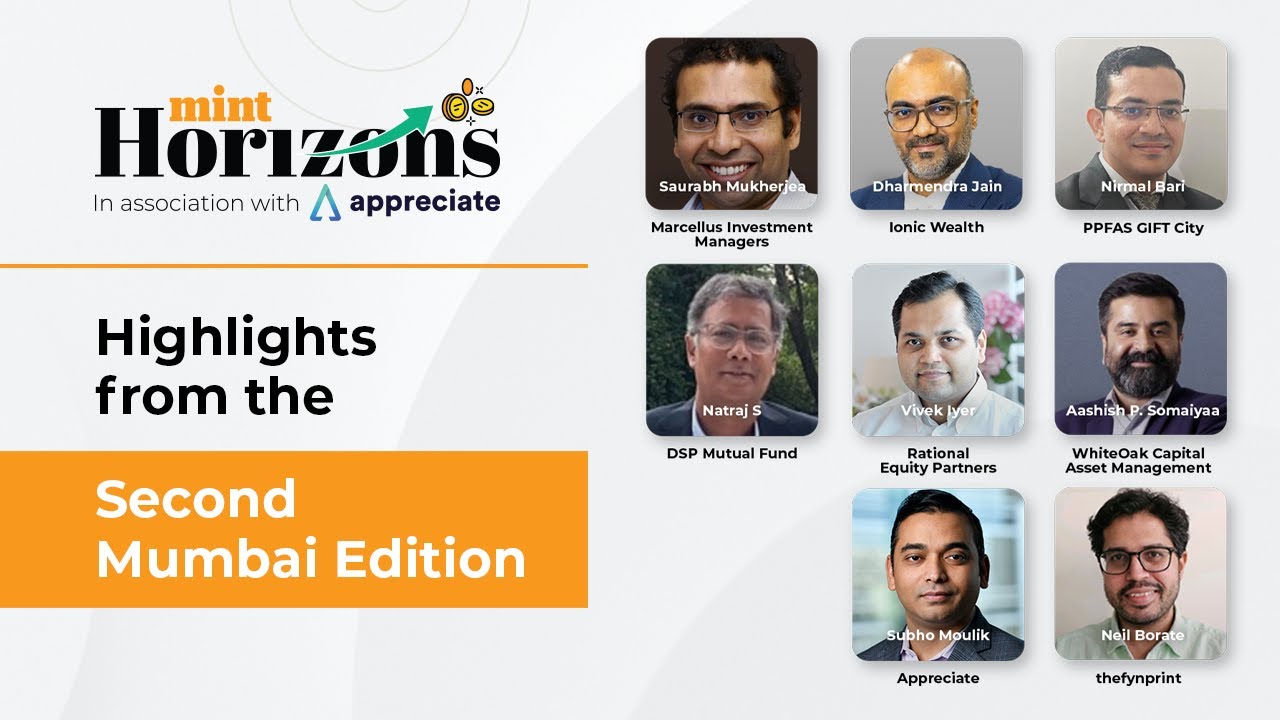 Самый мощный мастер-класс по глобальному инвестированию в Индии | Mint Horizons Mumbai Highlights