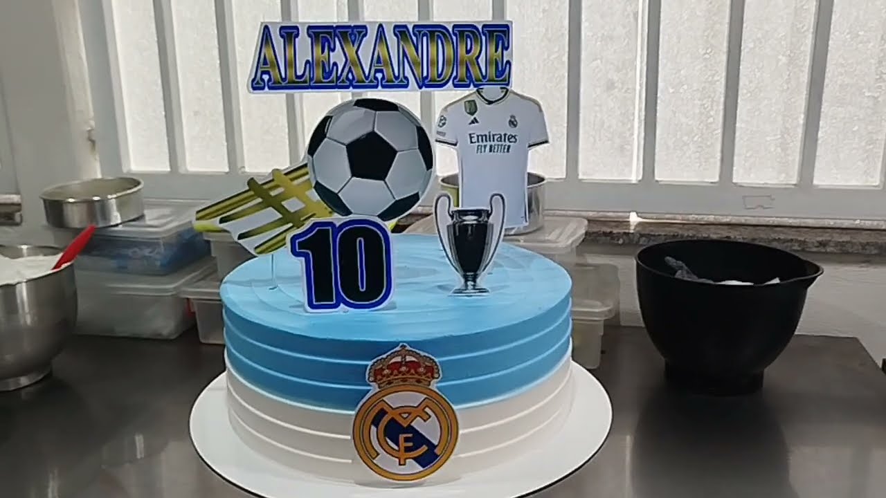 Bolo do tema Real Madrid
