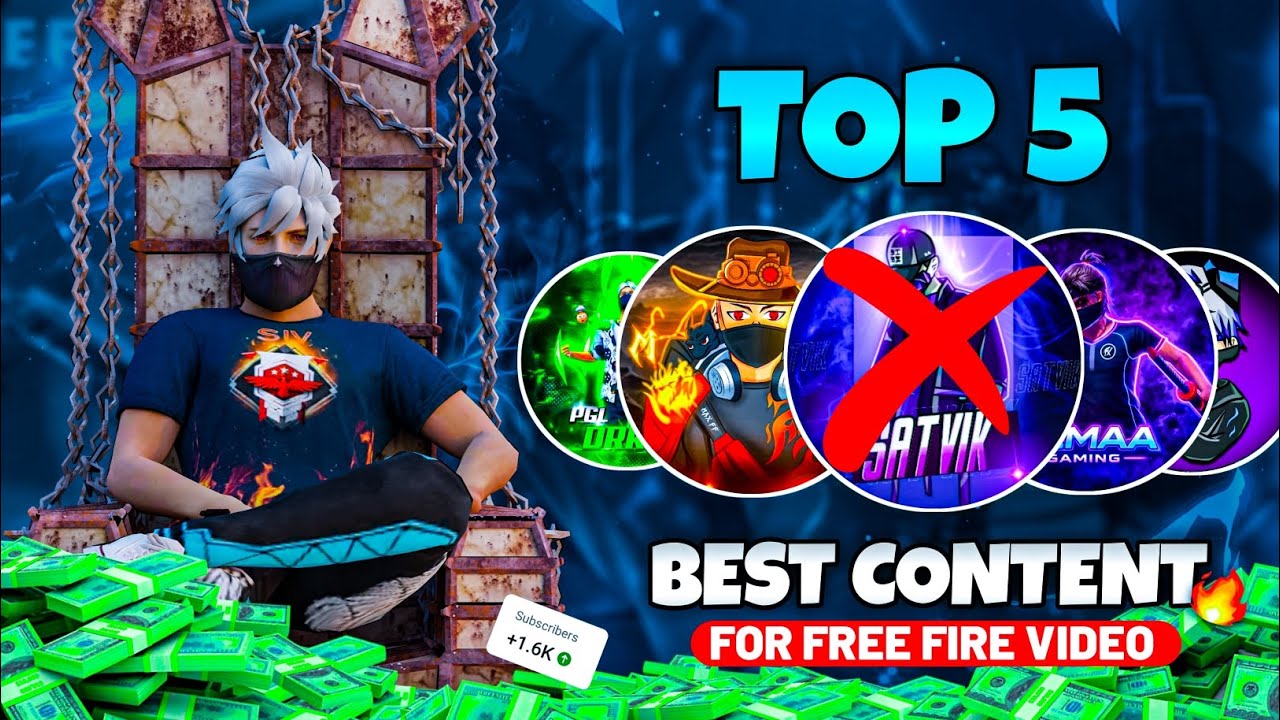 Top 5 Best Free Fire Channel Ideas 🔥 | Viral Shorts Content Ideas For YouTube Growth | Prime Edit