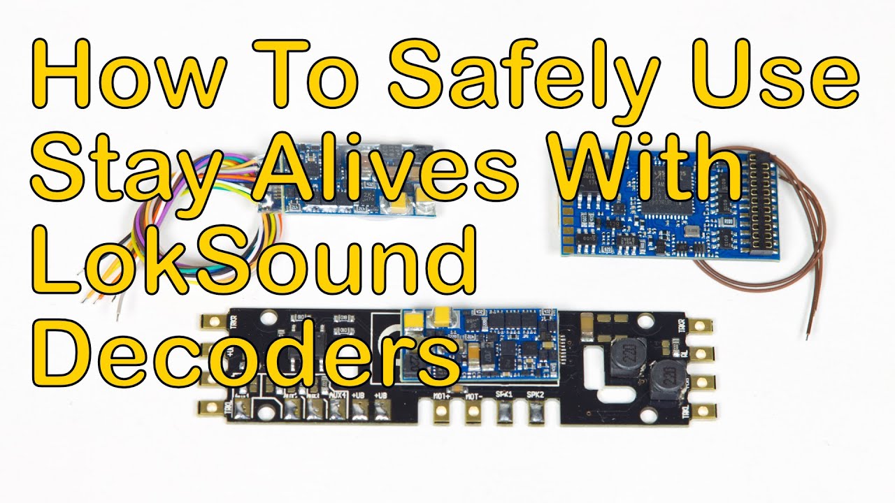 Как безопасно использовать Stay Alive с декодерами LokSound (128)