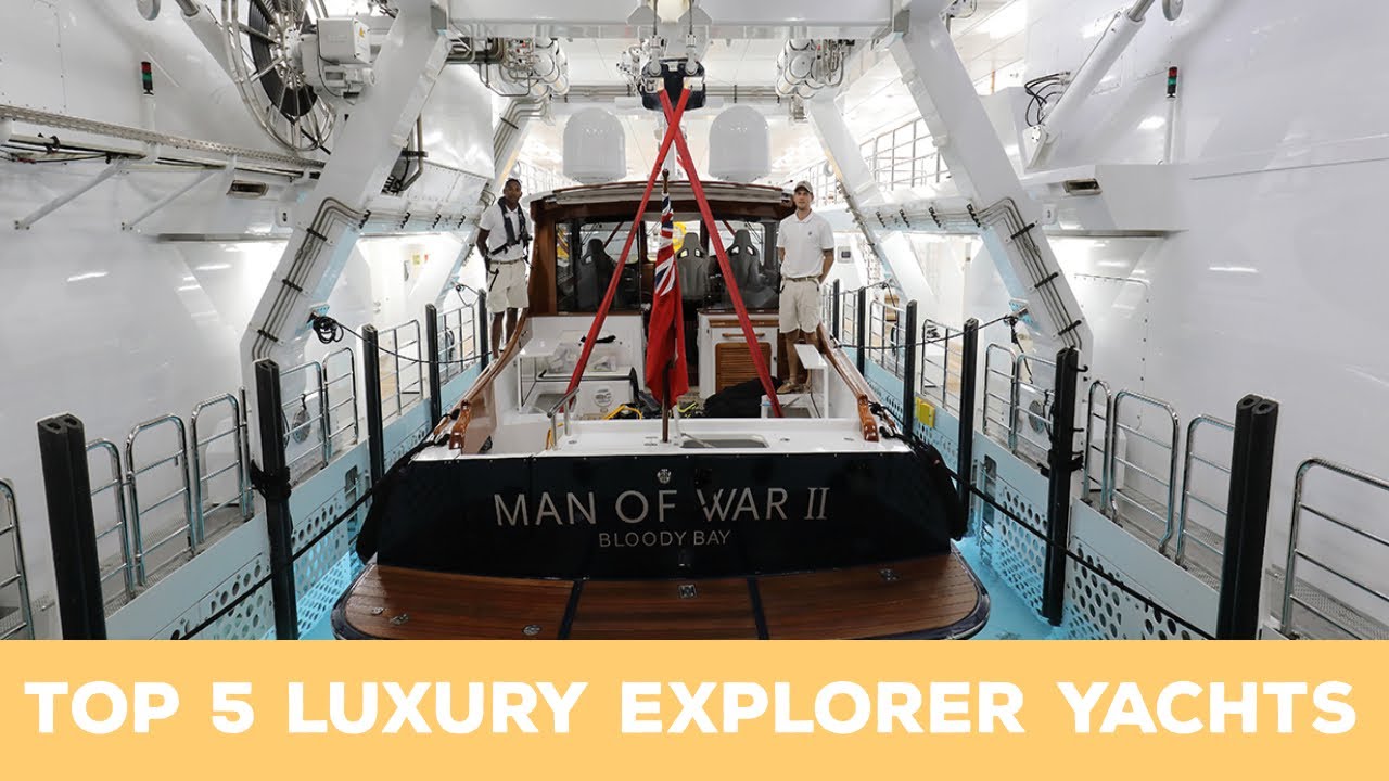 TOP 5 LARGEST EXPLORER YACHTS IN 2020  [Crazy toys including submarine, helicopters & more]